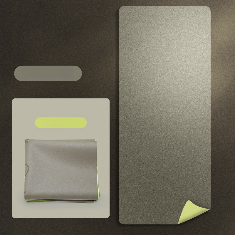 Йога мат PU естествен каучук, дебелина 1.5 мм, Дизайн: стилова линия, Марка: Other