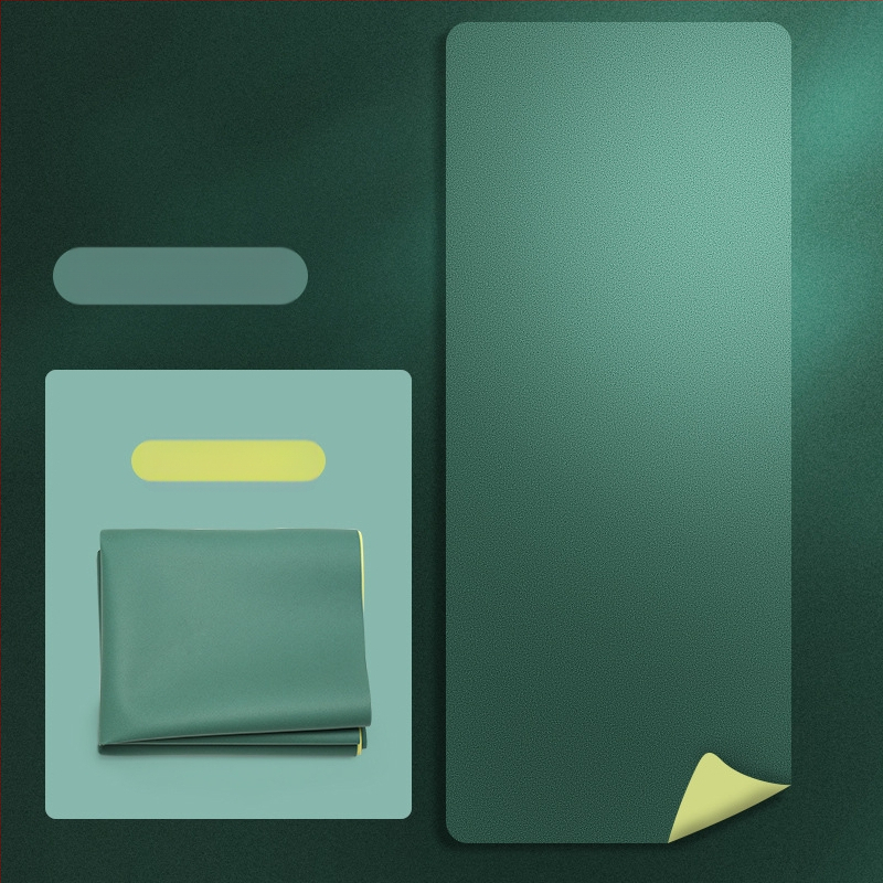 Йога мат PU естествен каучук, дебелина 1.5 мм, Дизайн: стилова линия, Марка: Other