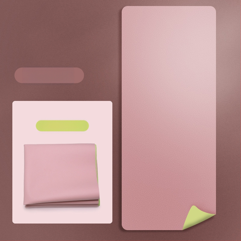 Йога мат PU естествен каучук, дебелина 1.5 мм, Дизайн: стилова линия, Марка: Other