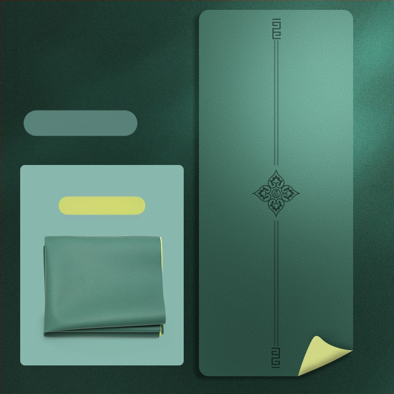 Йога мат PU естествен каучук, дебелина 1.5 мм, Дизайн: стилова линия, Марка: Other