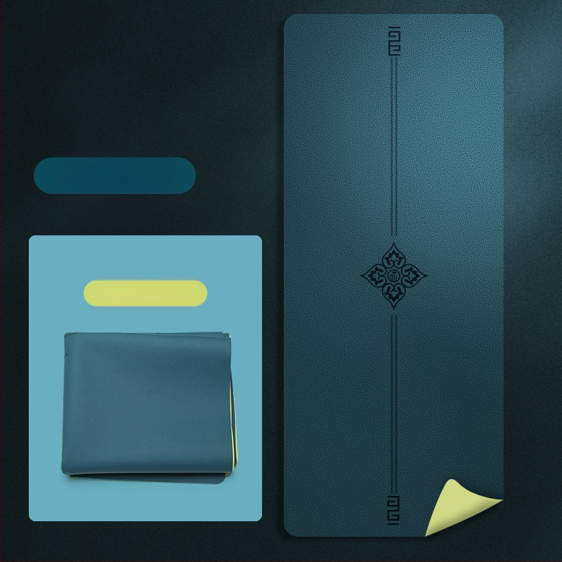 Йога мат PU естествен каучук, дебелина 1.5 мм, Дизайн: стилова линия, Марка: Other