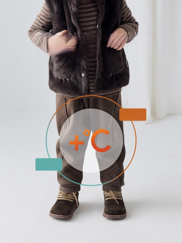 Vaikų kelnės, medvilnė, universalus stilius, vidutinio juosmens su elastine juostele, karikatūros raštas