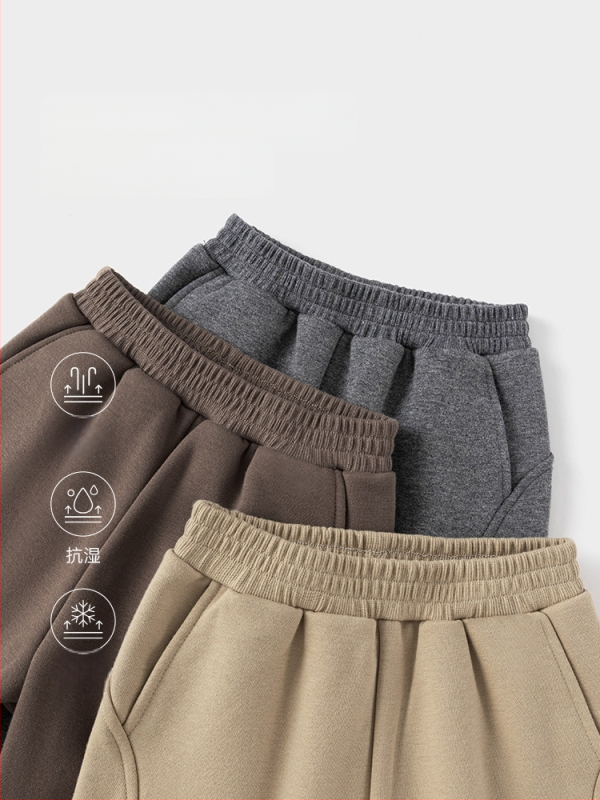 Vaikų kelnės, medvilnė, universalus stilius, vidutinio juosmens su elastine juostele, karikatūros raštas