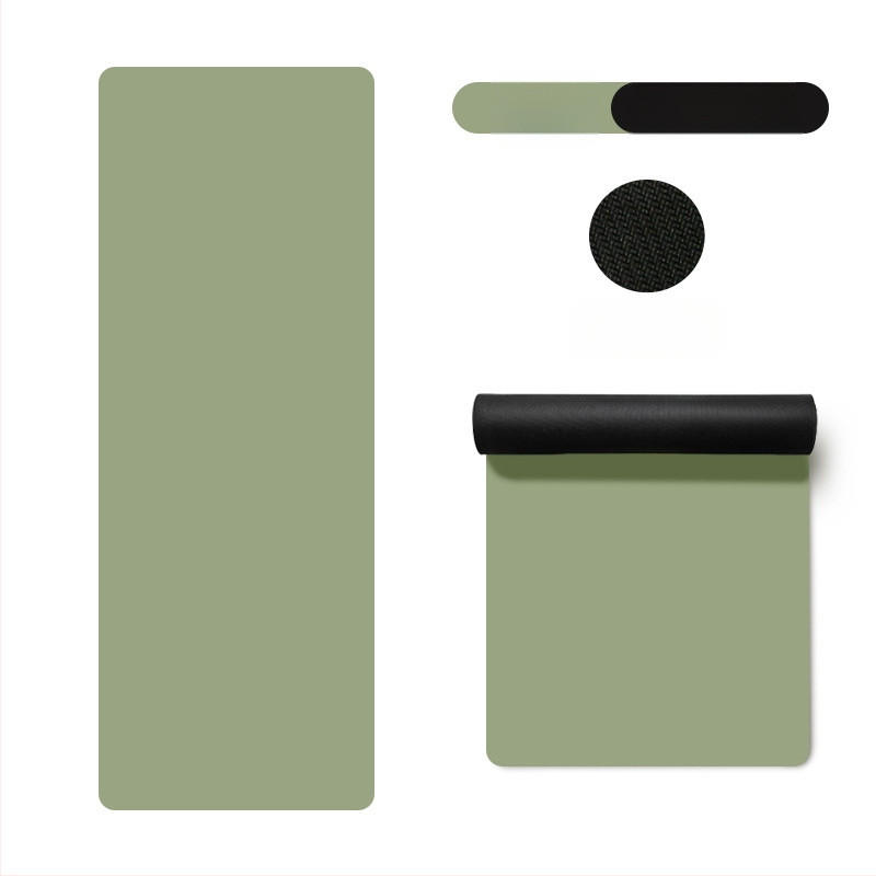 Йога постелка Miska (PU и естествен каучук, 5 мм дебелина, 3000 г, геометричен принт)