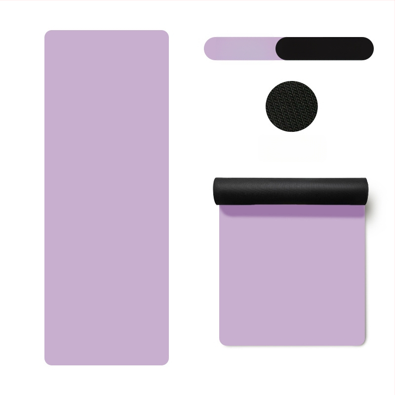 Йога постелка Miska (PU и естествен каучук, 5 мм дебелина, 3000 г, геометричен принт)