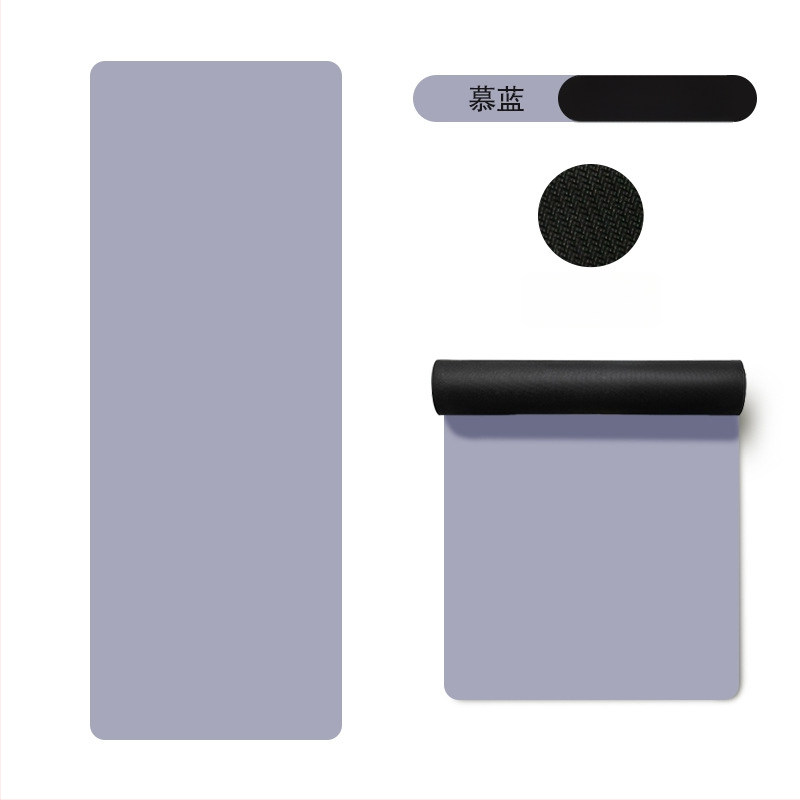 Йога постелка Miska (PU и естествен каучук, 5 мм дебелина, 3000 г, геометричен принт)