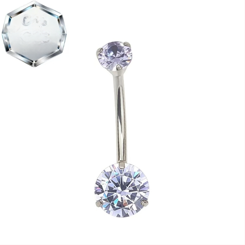 Kahepealine nabasõrmus – titaani sulam, 5A tsirkoon, geomeetriline kuju, teemandi töötlus, sisemine spiraal