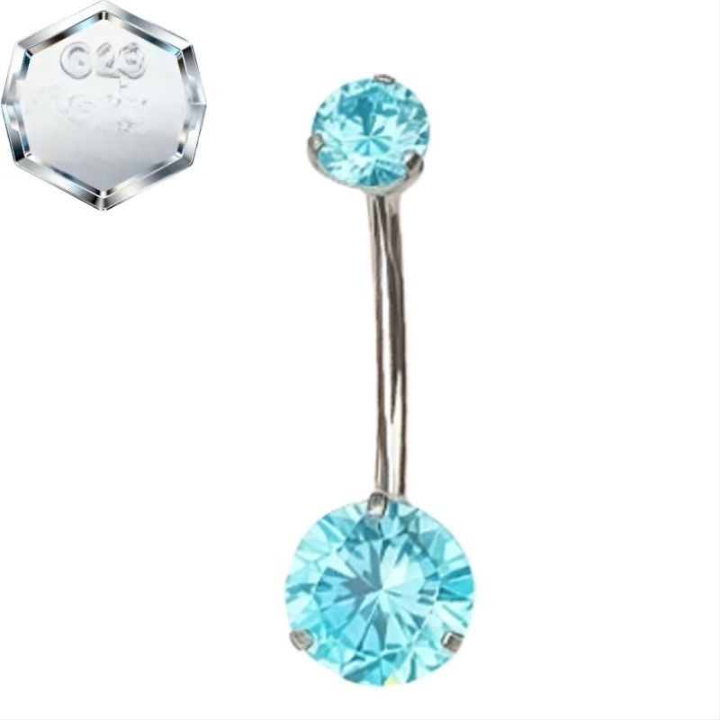 Kahepealine nabasõrmus – titaani sulam, 5A tsirkoon, geomeetriline kuju, teemandi töötlus, sisemine spiraal