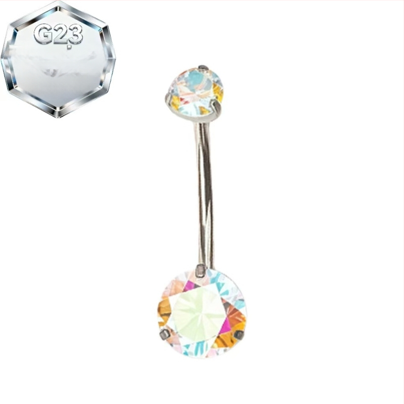 Kahepealine nabasõrmus – titaani sulam, 5A tsirkoon, geomeetriline kuju, teemandi töötlus, sisemine spiraal