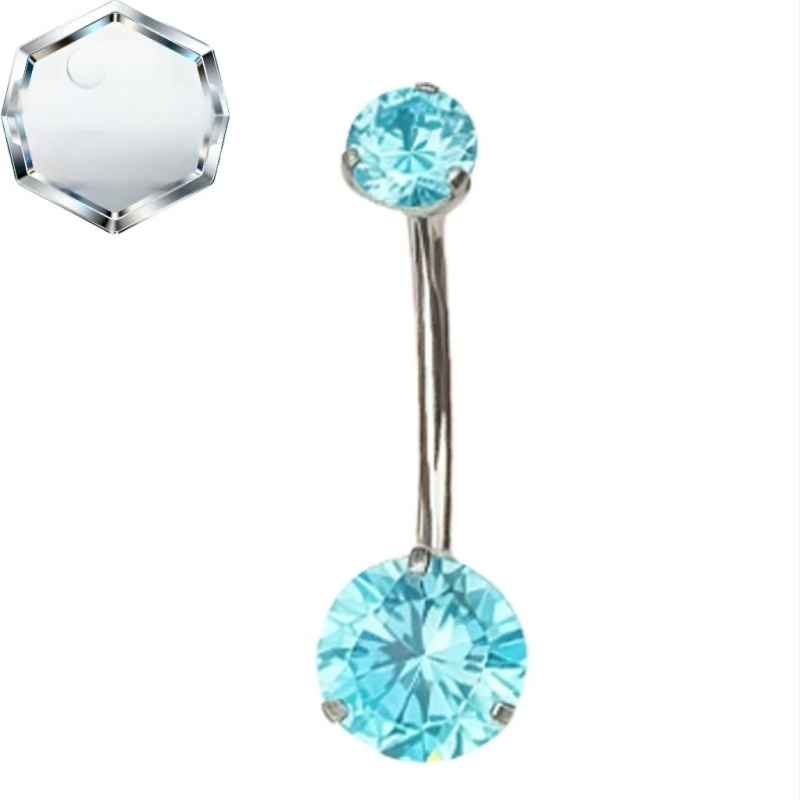 Kahepealine nabasõrmus – titaani sulam, 5A tsirkoon, geomeetriline kuju, teemandi töötlus, sisemine spiraal