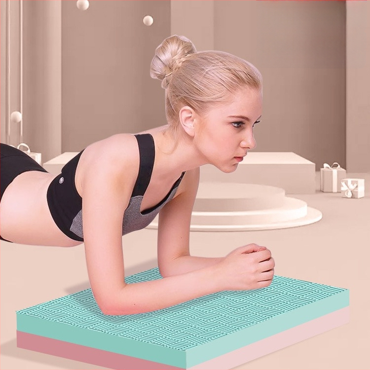 Баланс йога мат, със удебелена нехлъзгаща се повърхност, EVA, 6 мм