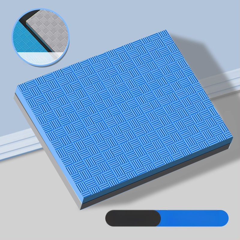 Баланс йога мат, със удебелена нехлъзгаща се повърхност, EVA, 6 мм