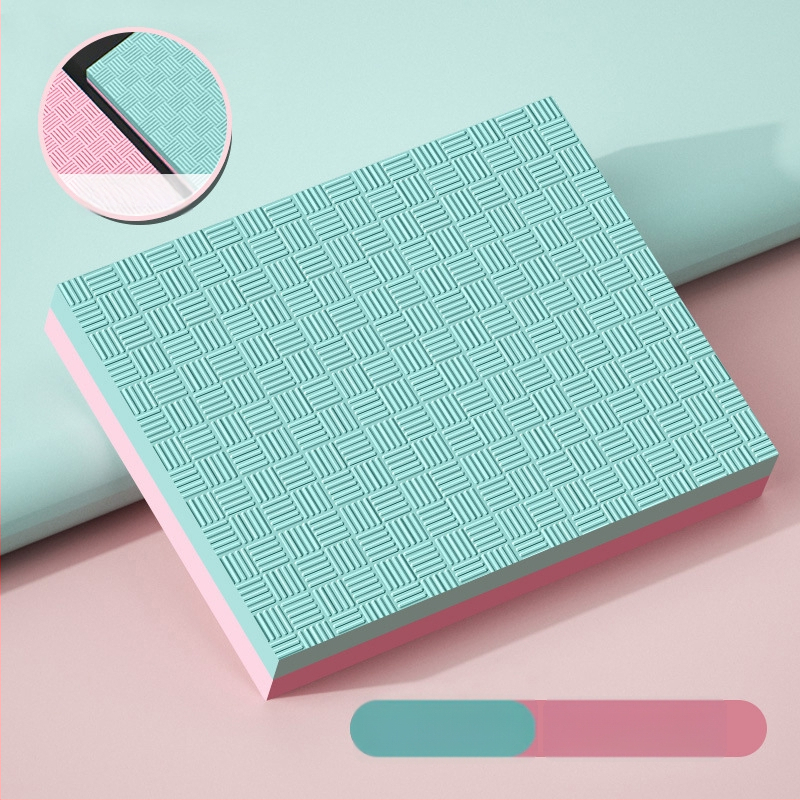 Баланс йога мат, със удебелена нехлъзгаща се повърхност, EVA, 6 мм