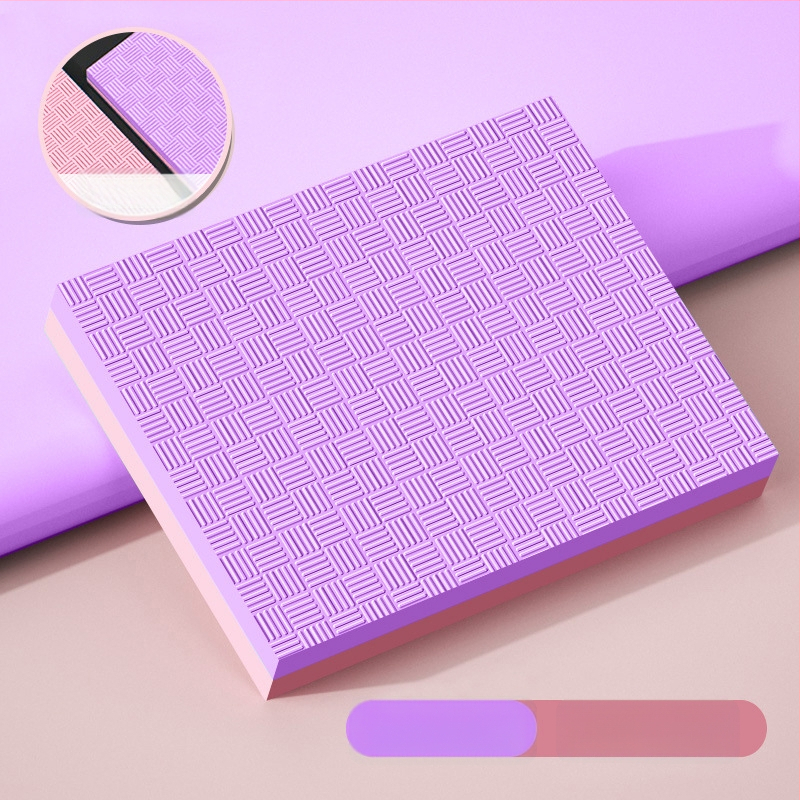 Баланс йога мат, със удебелена нехлъзгаща се повърхност, EVA, 6 мм