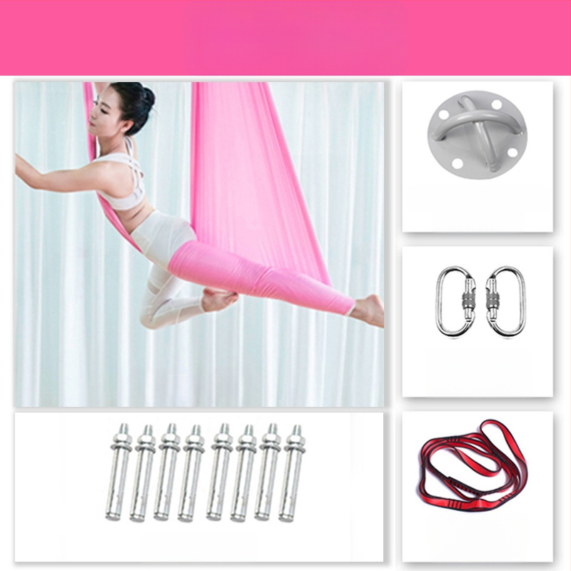 Slang Shield ore jogos hamaka su tempimo diržu ir mikroelastine virvė namų jogos studijai