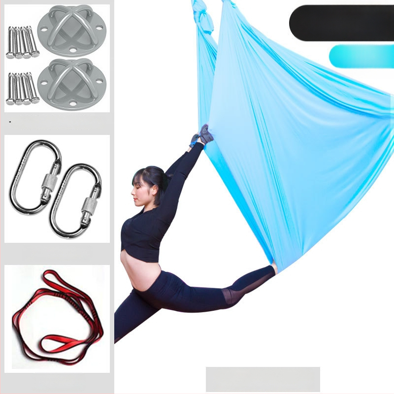 Slang Shield ore jogos hamaka su tempimo diržu ir mikroelastine virvė namų jogos studijai