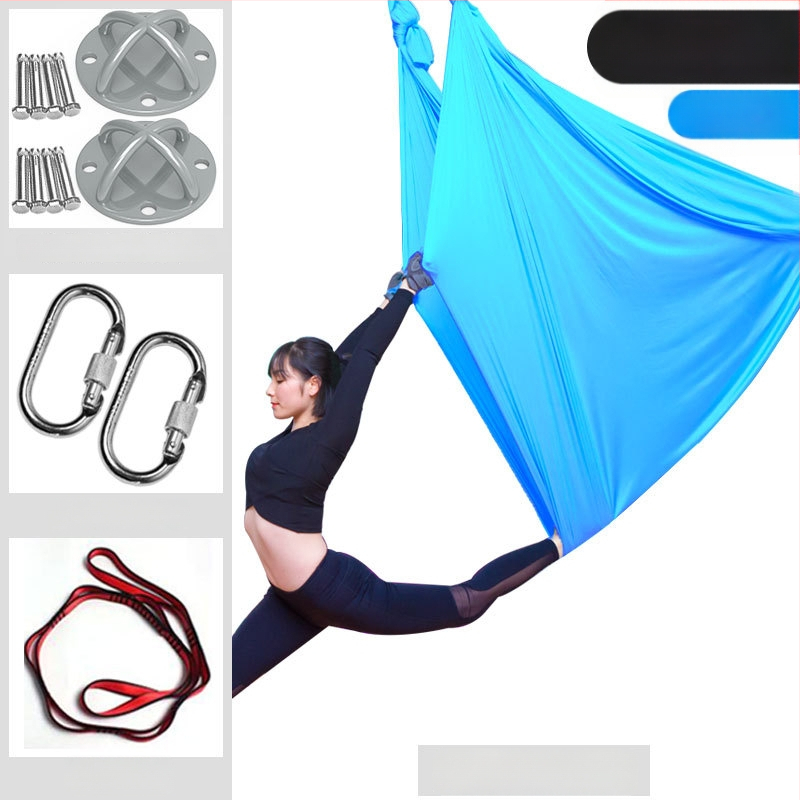 Slang Shield ore jogos hamaka su tempimo diržu ir mikroelastine virvė namų jogos studijai