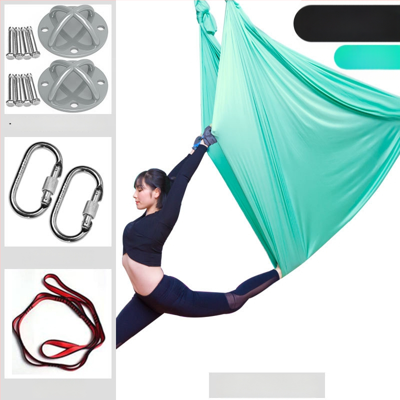 Slang Shield ore jogos hamaka su tempimo diržu ir mikroelastine virvė namų jogos studijai