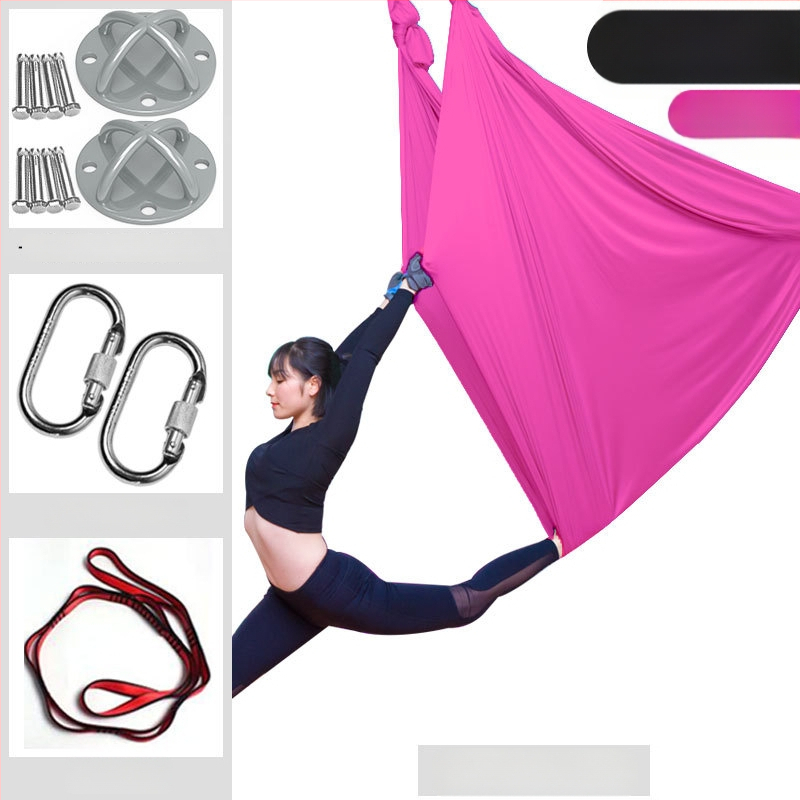 Slang Shield ore jogos hamaka su tempimo diržu ir mikroelastine virvė namų jogos studijai