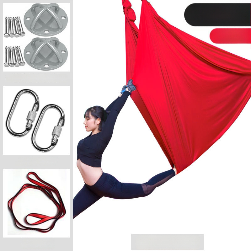 Slang Shield ore jogos hamaka su tempimo diržu ir mikroelastine virvė namų jogos studijai