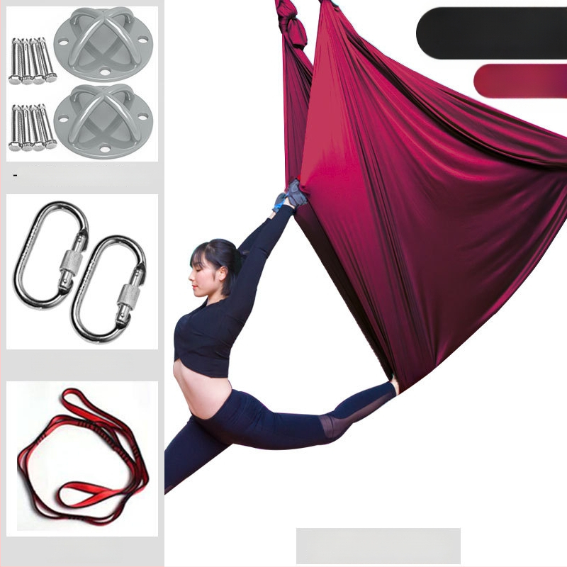 Slang Shield ore jogos hamaka su tempimo diržu ir mikroelastine virvė namų jogos studijai