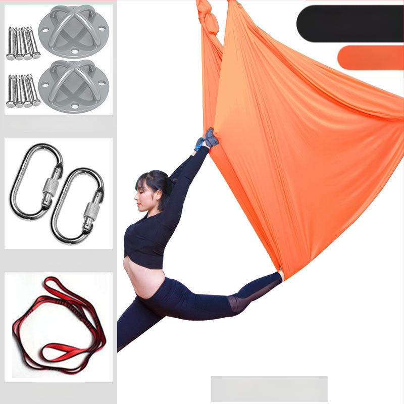 Slang Shield ore jogos hamaka su tempimo diržu ir mikroelastine virvė namų jogos studijai