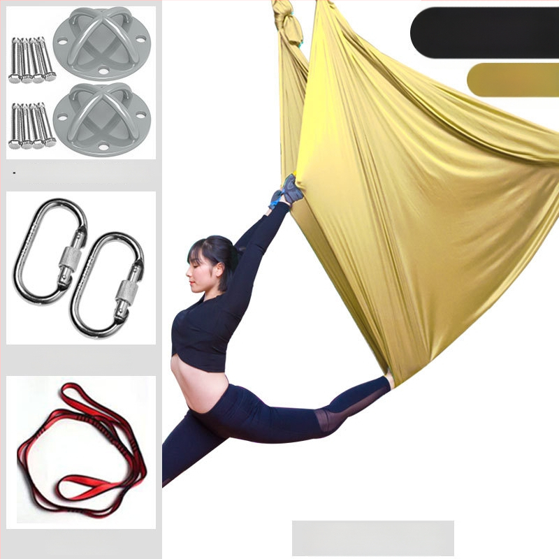 Slang Shield ore jogos hamaka su tempimo diržu ir mikroelastine virvė namų jogos studijai