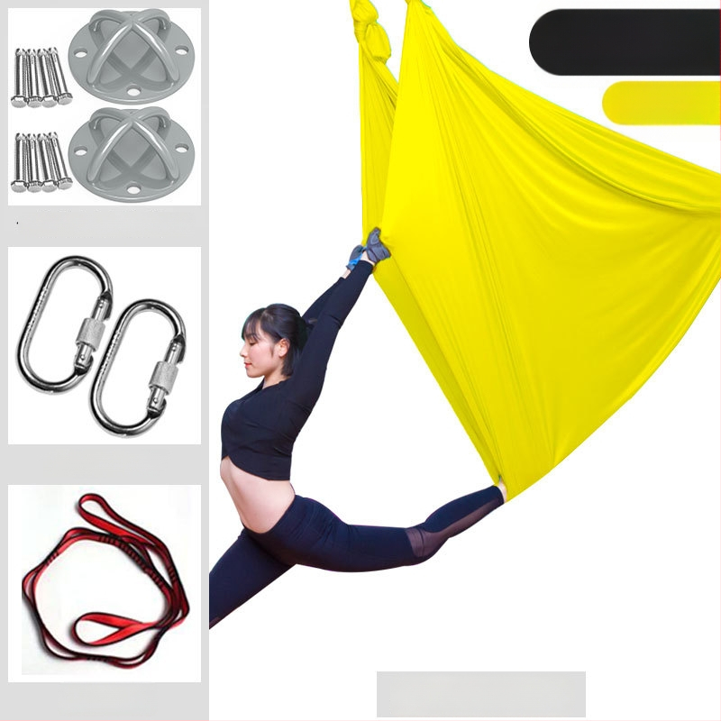 Slang Shield ore jogos hamaka su tempimo diržu ir mikroelastine virvė namų jogos studijai