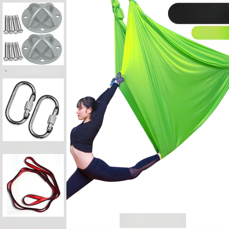 Slang Shield ore jogos hamaka su tempimo diržu ir mikroelastine virvė namų jogos studijai