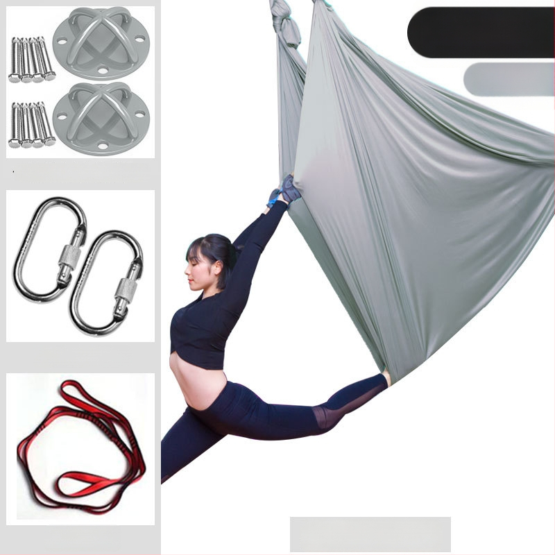 Slang Shield ore jogos hamaka su tempimo diržu ir mikroelastine virvė namų jogos studijai