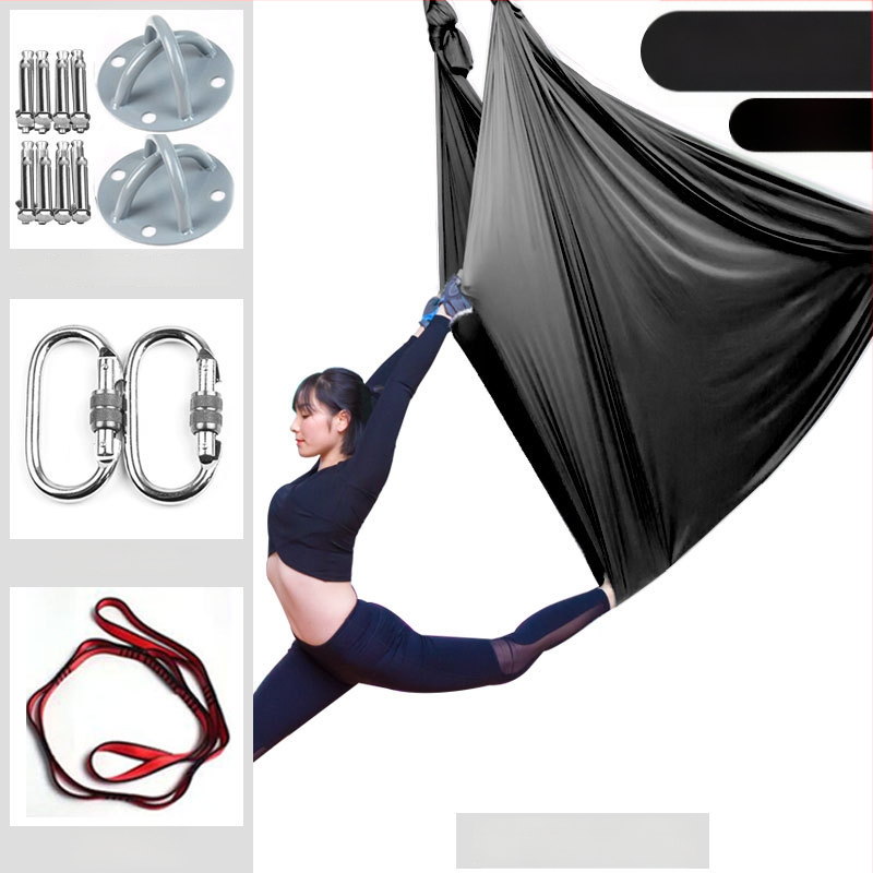 Slang Shield ore jogos hamaka su tempimo diržu ir mikroelastine virvė namų jogos studijai