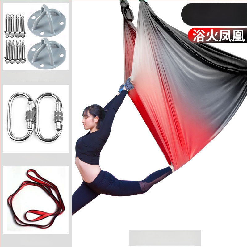 Slang Shield ore jogos hamaka su tempimo diržu ir mikroelastine virvė namų jogos studijai