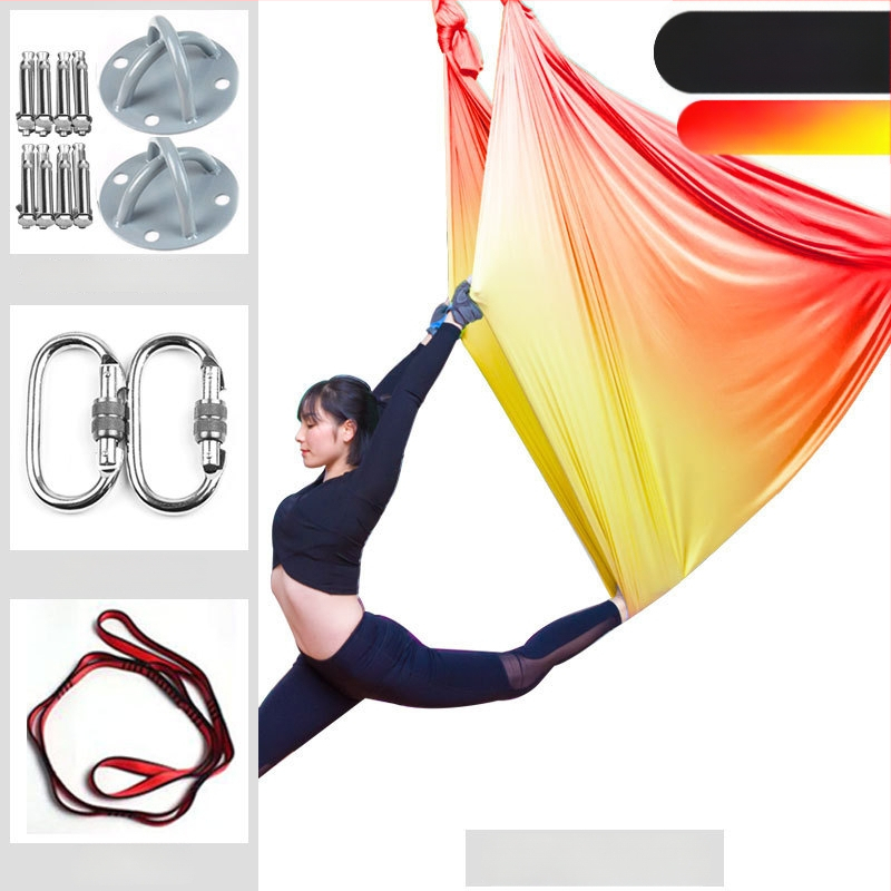 Slang Shield ore jogos hamaka su tempimo diržu ir mikroelastine virvė namų jogos studijai