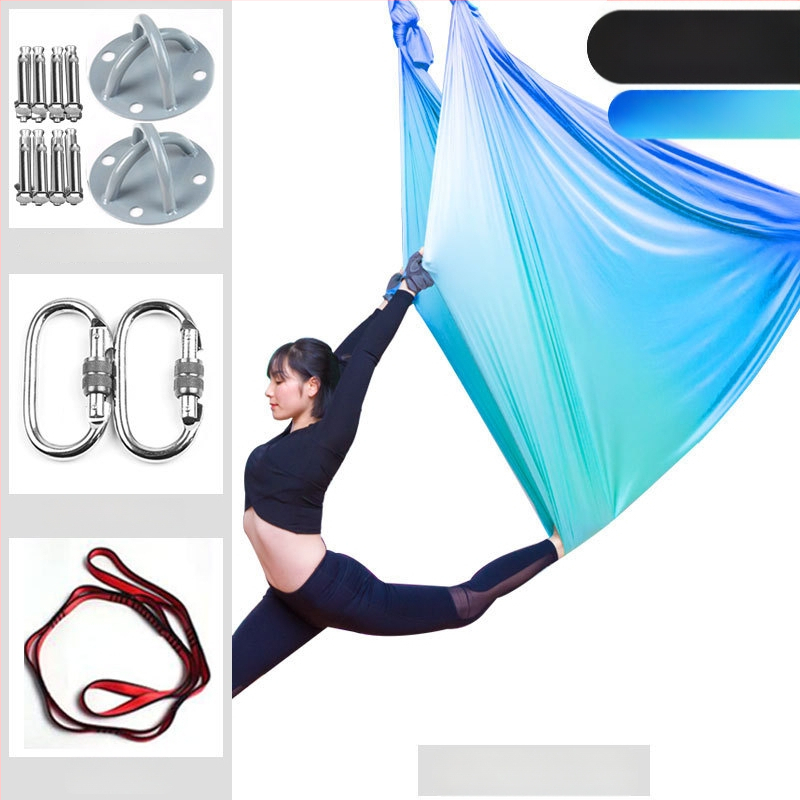 Slang Shield ore jogos hamaka su tempimo diržu ir mikroelastine virvė namų jogos studijai