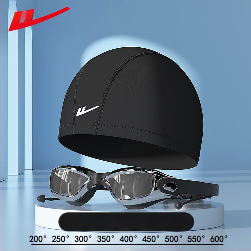 Pull Back peldēšanās brilles ar PC lēcām pieaugušajiem