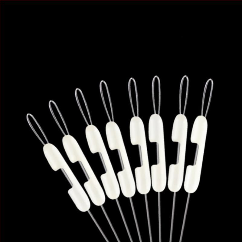 Kalastusliinide eraldaja anti-tõmbamise kujundusega ja topeltkonksud (Materjal: Kumm)