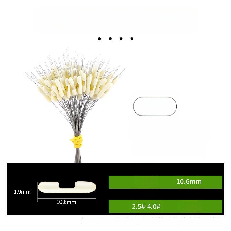 Kalastusliinide eraldaja anti-tõmbamise kujundusega ja topeltkonksud (Materjal: Kumm)