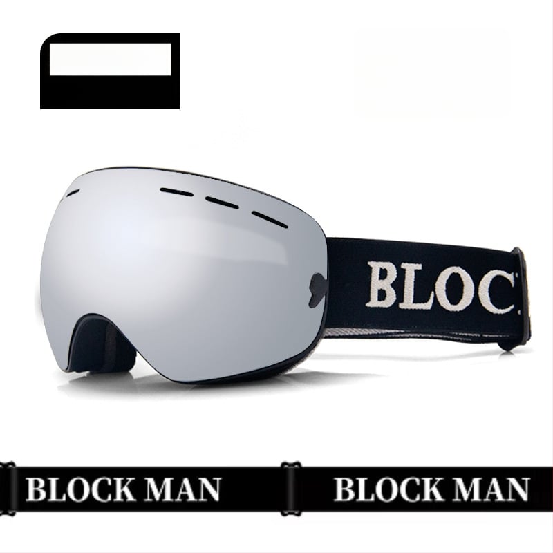 Slēpošanas briļļas - Vienslāņu dizains, materiāls: zīda zieds, bērniem