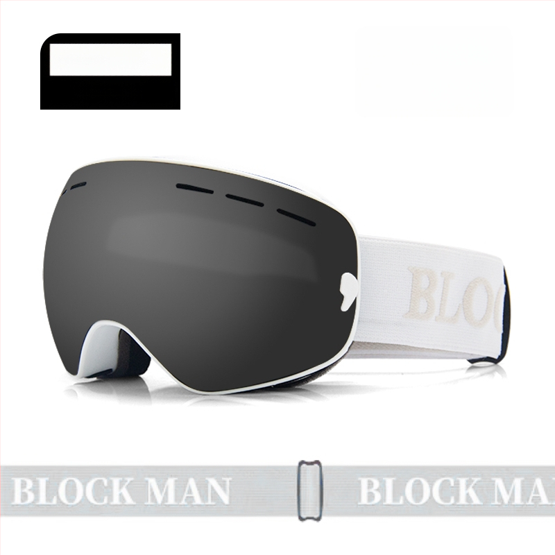 Slēpošanas briļļas - Vienslāņu dizains, materiāls: zīda zieds, bērniem