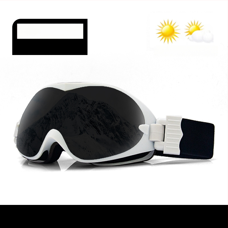 Slēpošanas briļļas - Vienslāņu dizains, materiāls: zīda zieds, bērniem