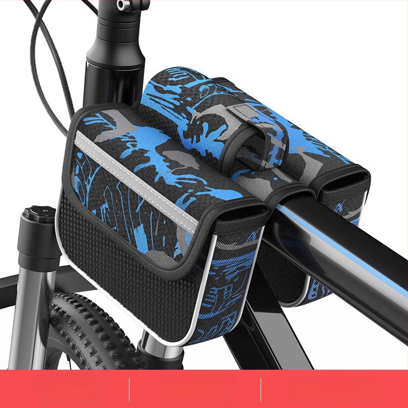 Чанта за горна тръба за MTB велосипед, капацитет 5 л, полиестер, вътрешна подплата, модел zxcsgb-mcl-red