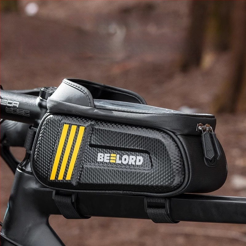 Чанта за горна тръба за MTB велосипед, капацитет 5 л, полиестер, вътрешна подплата, модел zxcsgb-mcl-red