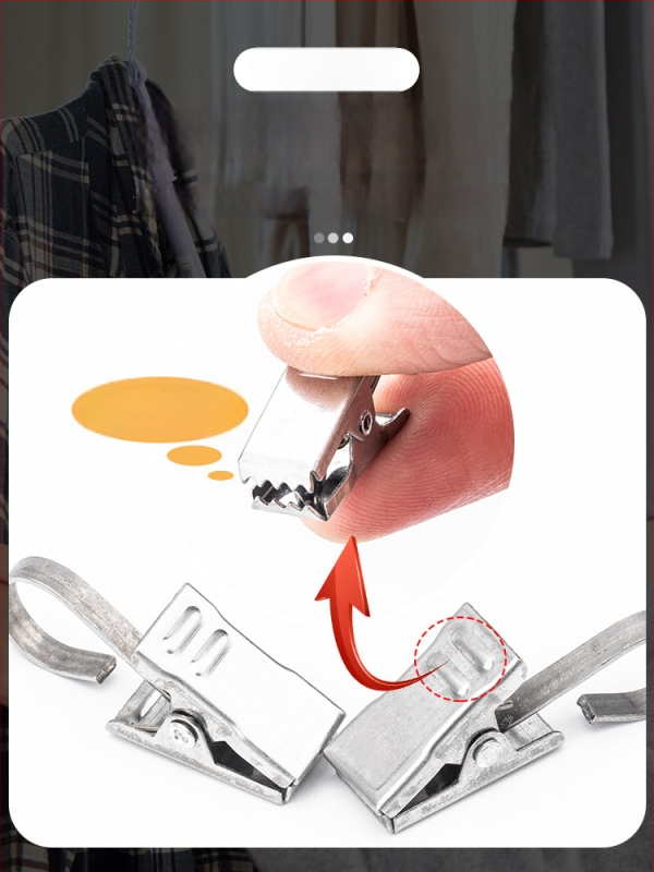 Nerūdijančio plieno užuolaidų rinkinys: kabliukai ir klipai, užuolaidų žiedai ir priedai užuolaidų strypui