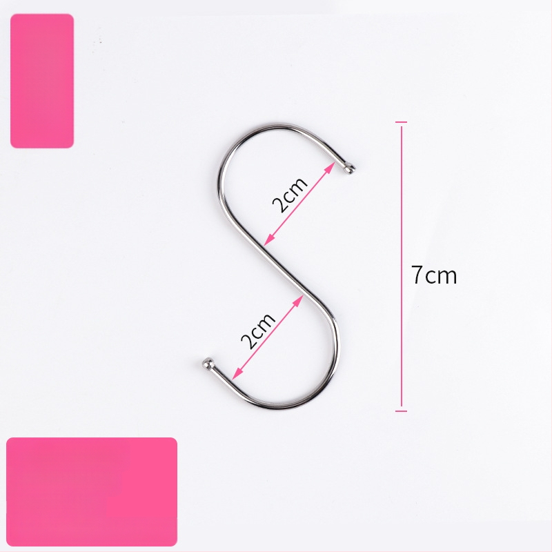 Nerūdijančio plieno užuolaidų rinkinys: kabliukai ir klipai, užuolaidų žiedai ir priedai užuolaidų strypui