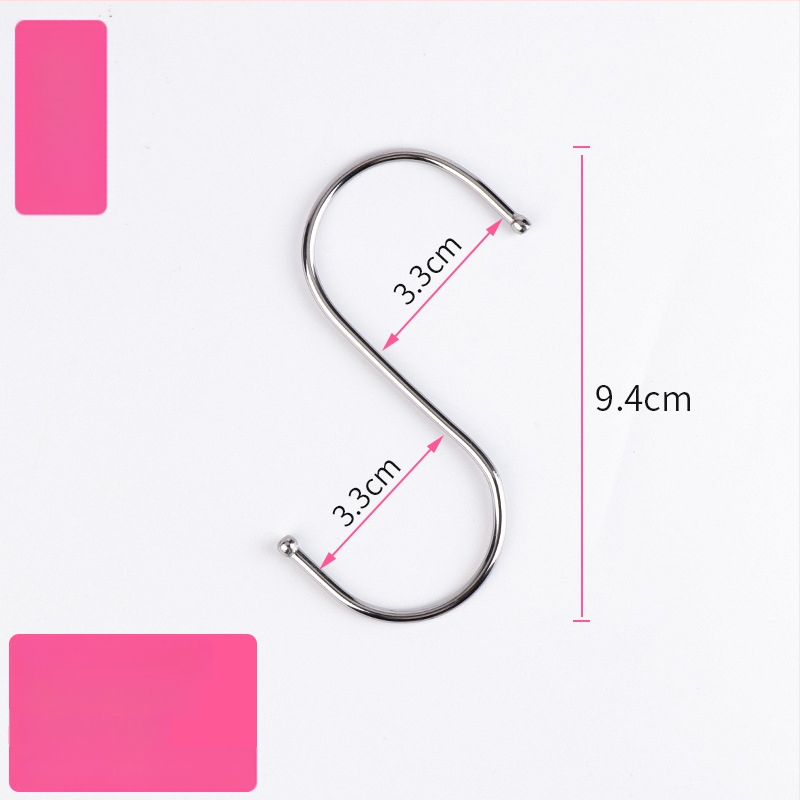 Nerūdijančio plieno užuolaidų rinkinys: kabliukai ir klipai, užuolaidų žiedai ir priedai užuolaidų strypui