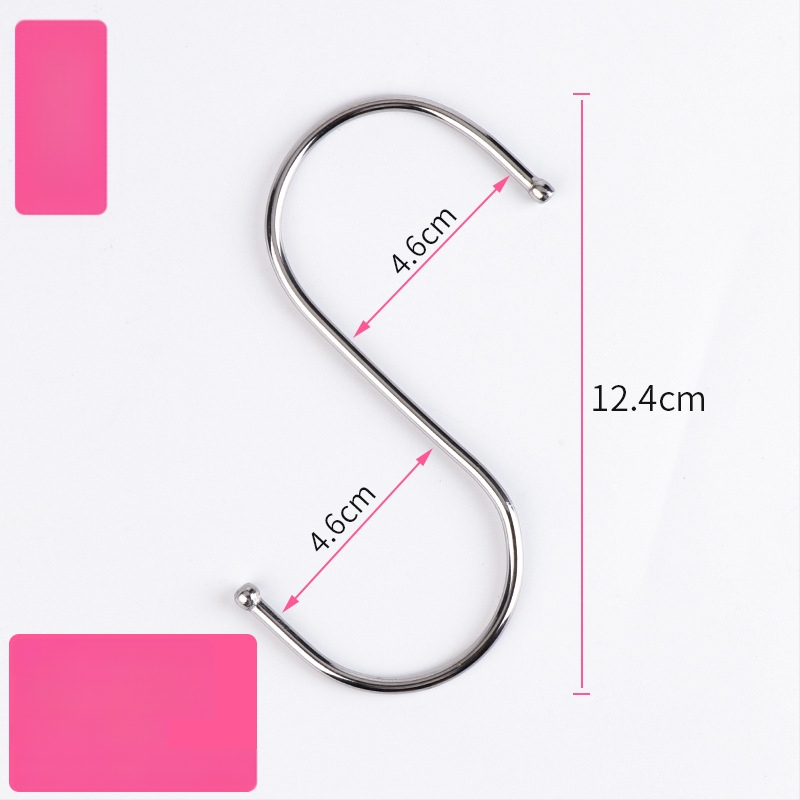 Nerūdijančio plieno užuolaidų rinkinys: kabliukai ir klipai, užuolaidų žiedai ir priedai užuolaidų strypui