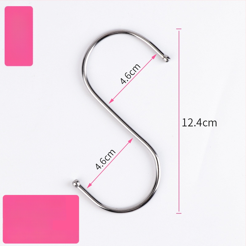 Nerūdijančio plieno užuolaidų rinkinys: kabliukai ir klipai, užuolaidų žiedai ir priedai užuolaidų strypui