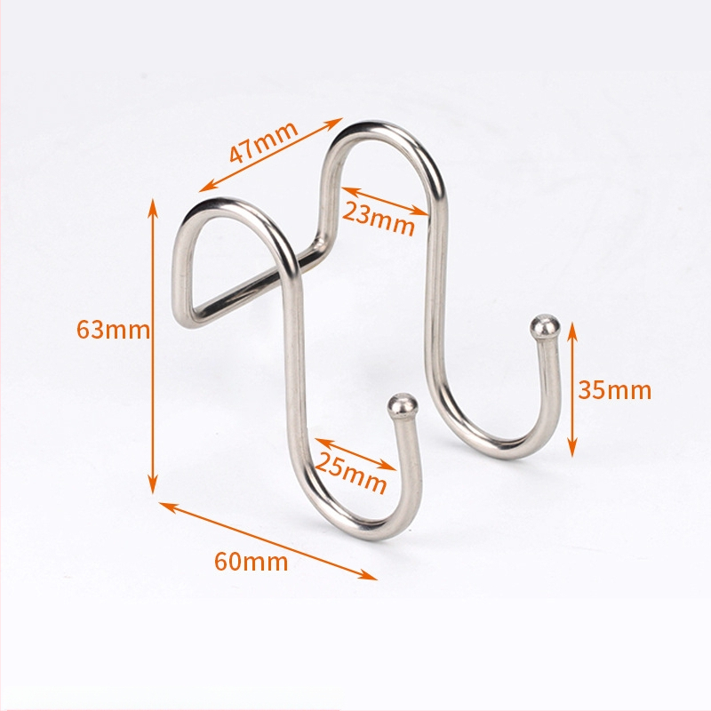 Nerūdijančio plieno užuolaidų rinkinys: kabliukai ir klipai, užuolaidų žiedai ir priedai užuolaidų strypui