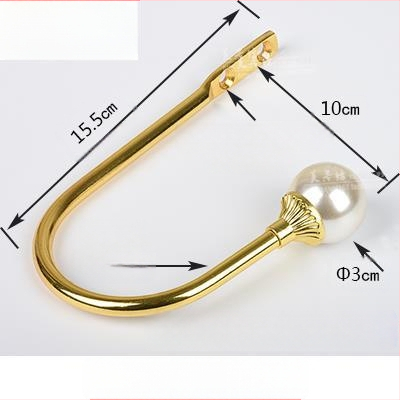 U formos užuolaidų kabliukas, sieninis tvirtinimas, be gręžimo, paprastas ir modernus stilius