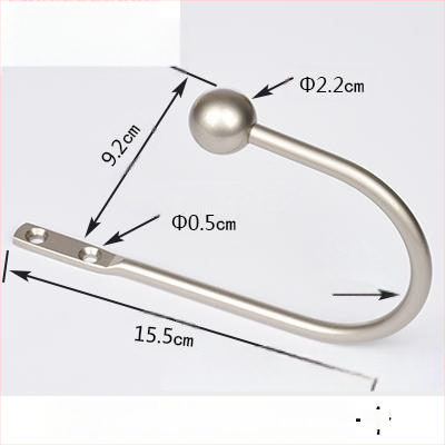 U formos užuolaidų kabliukas, sieninis tvirtinimas, be gręžimo, paprastas ir modernus stilius